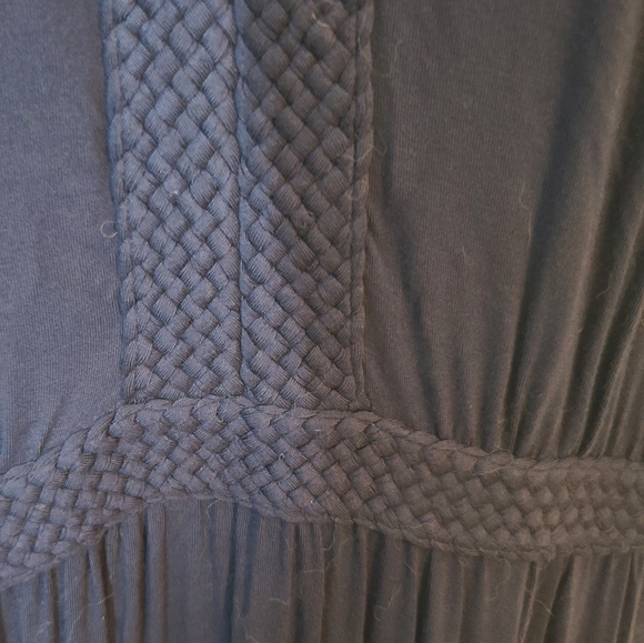 Spense Navy Viscose Tank Maxi Dress Large - Picture 4 of 6